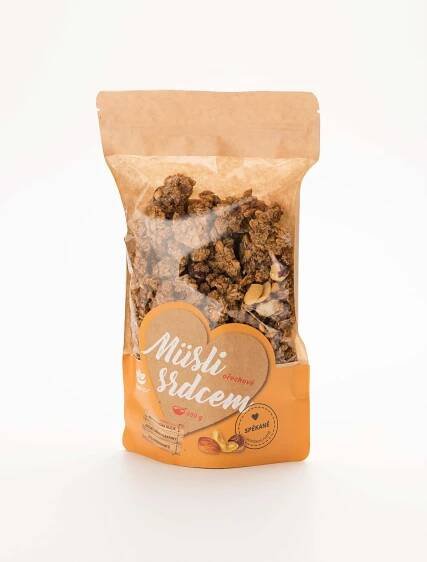 TOPNATUR Müsli srdcem Ořechové 350 g (Müsli, cereálie a vločky)