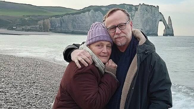 Regina Rázlová a Karel Roden při natáčení filmu Tancuj, Matyldo