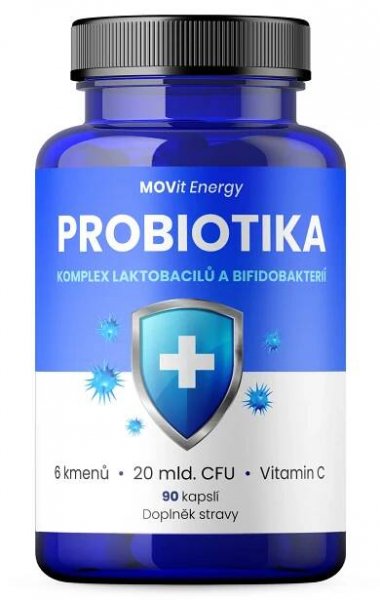 MOVit Probiotika komplex laktobacilů a bifidobakterií 90 kapslí | Alphega.cz