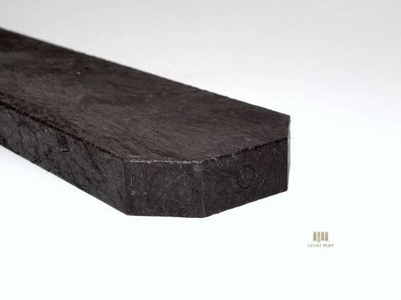 Plotovka recyklát hnědá tříhranná 21x78 mm x různé délky