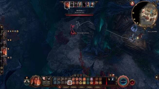 Baldur's Gate 3; screenshot: vyvýšená místa