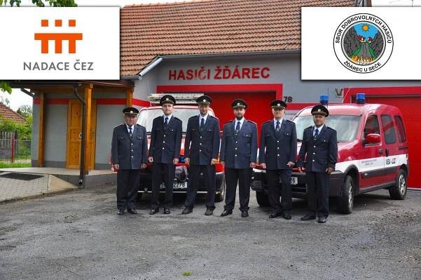 Členové Sboru dobrovolných hasičů ze Žďárce u Seče mají díky Nadaci ČEZ šest nových uniforem | POŽÁRY.cz - ohnisko žhavých
