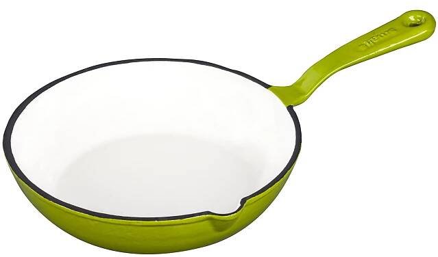 TEREZA KLASIK · litinová pánev malá Gourmetina · trávníkově zelená