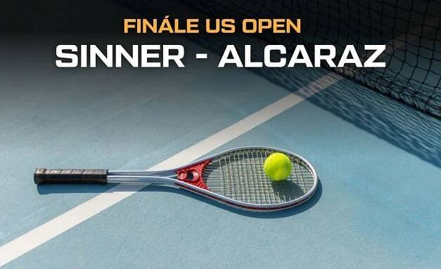 Sinner - Alcaraz živě |7.9.| finále US Open live stream zdarma, bilance, kurzy 1