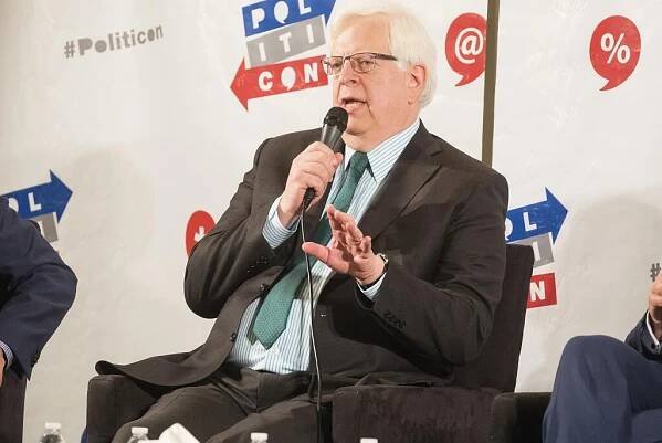 Dennis Prager attends Politicon at The Pasadena Convention Center on Sunday, Aug. 30, 2017, in Pasadena, Calif. (Photo by Colin Young-Wolff/Invision/AP)