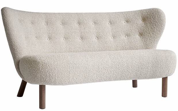 Sofa Little Petra VB2, walnut / Karakorum 003