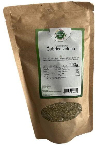Čubrica zelená od 200 g