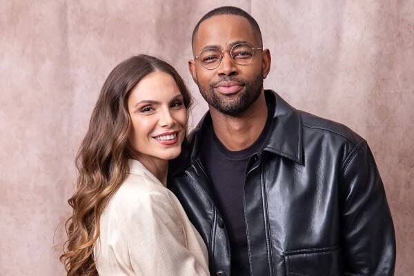 Jay Ellis’ Wife Nina Senicar Says He’s ‘Good' at Everything He Does — Including ‘Kissing’ Kate Hudson in ‘Running Point’