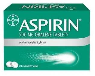 Aspirin 500 mg obalené tablety por.tbl.obd. 20 x 500 mg