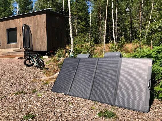 The panels need regular adjustment to maximize charging rate.