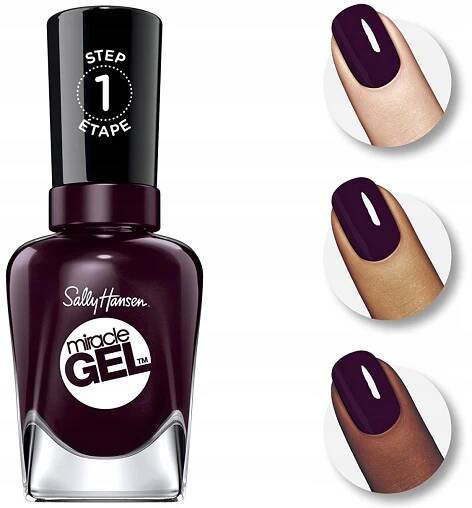 Sally Hansen Miracle gelový lak na nehty Cabernet s odstínem 492