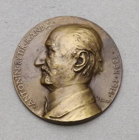 AE Medaile 1914 - Antonín Rytíř Randa - Šejnost! - Numismatika