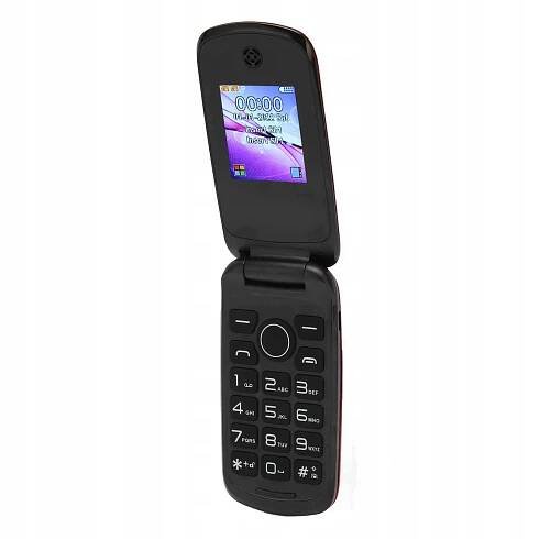 TELEFON 1,77 PALCE 0,08 MP BLUETOOTH 4.0 PRO SENIORY S KLAPKOU, HLASITÁ OMÁČKA