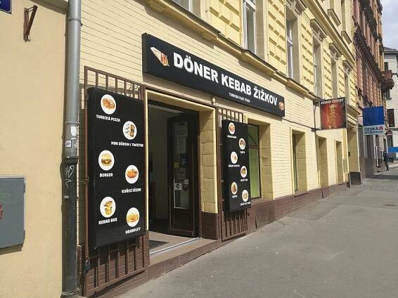 Exteriér - Döner Kebab Žižkov (Praha)