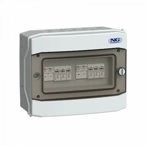 NG ENERGY Rozvaděč ASABOX FVE pro 2 stringy, ochrana DC vedení o max. napětí 1000V, IP65