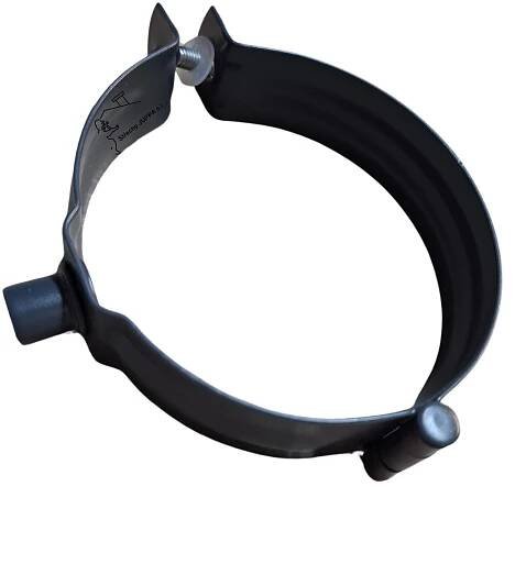 Pozinkovaná objímka 100 mm bez hrotu M10 RAL 7016 antracit - Střechy Juppa