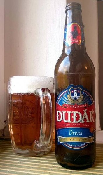 Dudák Driver,  nealko pivo Dudak driver - lahev