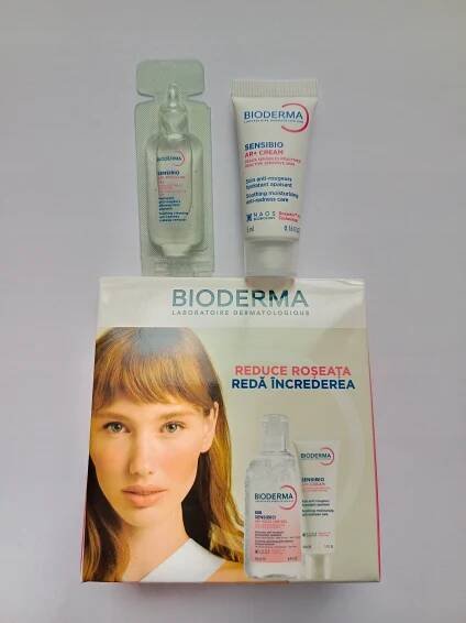 Bioderma Sensibio AR+ Anti Redness Care krém 5 ml + micelární gel 5 ml sada