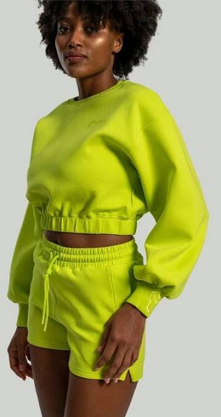Dámská mikina Lunar Cropped Chartreuse - STRIX