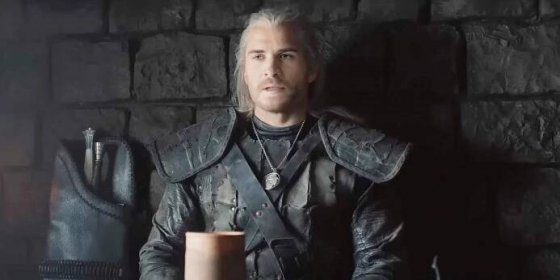 Liam Hemsworth talking as the Witcher