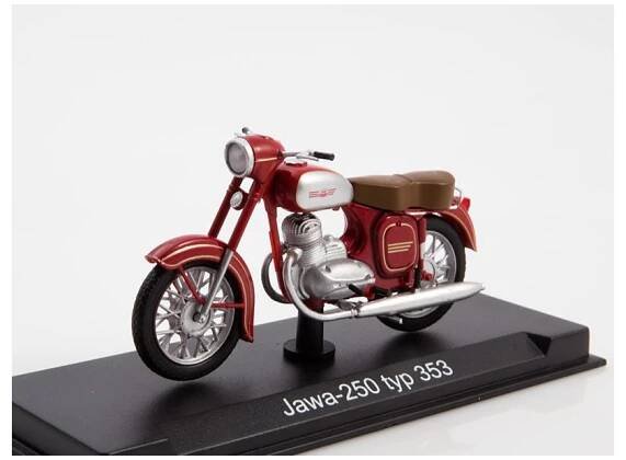 JAWA 250/353 1:24 - MODIMIO Naše Motocykly Collections časopis s modelem #13 - Automodels.cz