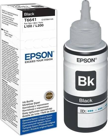 Atrament Epson 664 Black - originálny