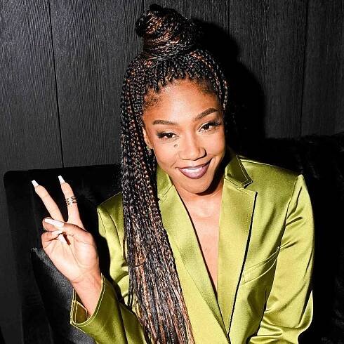 Tiffany Haddish at Vogue100 and Monse Host a NYFW Cocktail to Celebrate Monse's Laura Kim and Fernando Garcia, PUBLIC Hotel, NYC