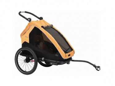 Jednomístný dětský vozík za kolo / kočárek XLC Mono S BS-C09 mari.zlatá/antrazit