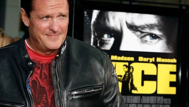 Michael Madsen na premiére filmu Vice.