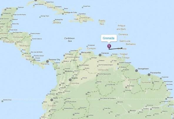 map of grenada bahamas
