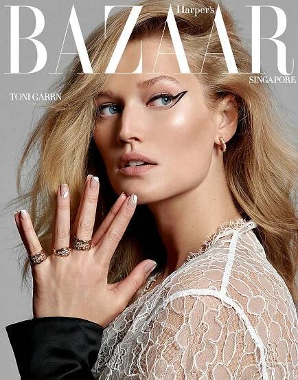 Sexy umění v podání Toni Garrn v aktuálním čísle Harper's Bazaar | Moda.cz