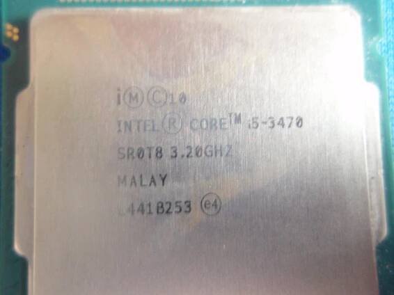 *** CPU i5 - procesor Intel i5-3470 - 3,2 (až 3,6) GHz ***