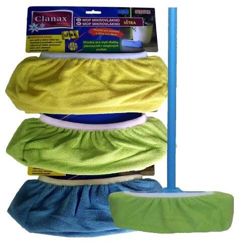 Clanax Mop Ultra návlek na smeták z mikrovlákna mix barev 1 ks