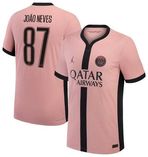 Maillot Third Match PSG Jordan Dri-FIT ADV 24/25 - Flocage Coupe Zague 42