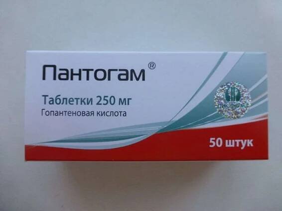 Pantogam 250 mg. 50 píldoras