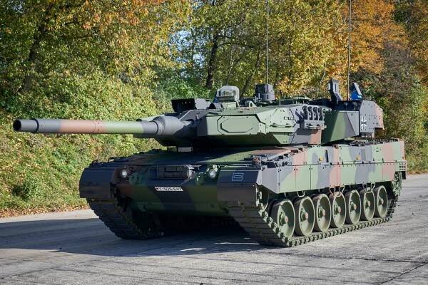 Der neue Kampfpanzer LEOPARD 2 A7A1 auf dem Gelände der Firma KNDS Deutschland in München. Foto: Bundeswehr