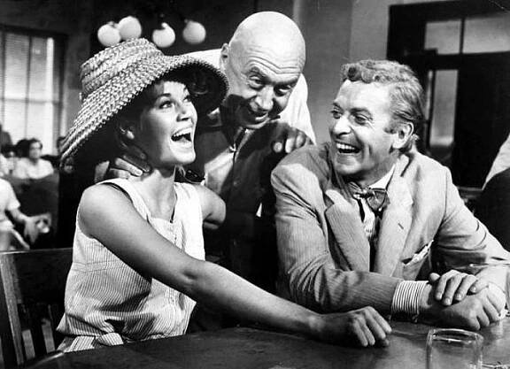Jane Fonda, Otto Preminger, Michael Caine - Když přichází noc - Z filmu
