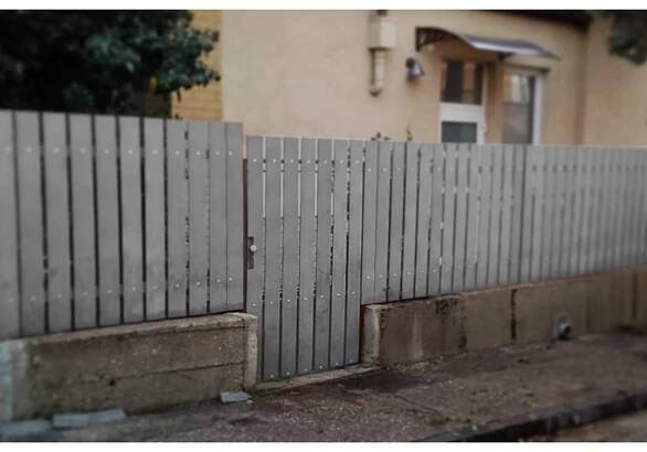 Plotovka WPC šedá, šířka 120 mm, síla 11 mm, délka 150 cm