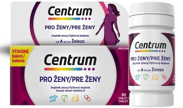 CENTRUM Multivitamín pro ženy 90 tablet