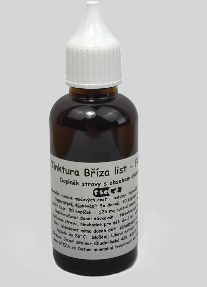 STEZA - Tinktura Bříza list - FORTE 50 ml.
