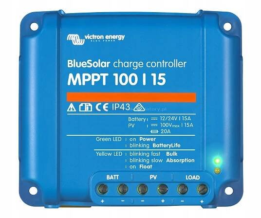 Produkt Victron Energy Solární regulátor BlueSolar MPPT 100/15 12/24V 15A