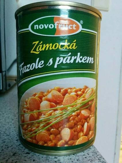 Podrobné informace o potravině Fazole s párkem