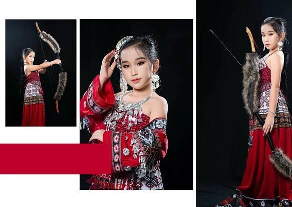 Child Supermodel Bao Tran selected as Vedette at the show to announce VIJFW 2024