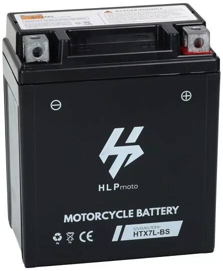 Gelová baterie 12V 6Ah HLP HTX7L-BS YTX7L-BS