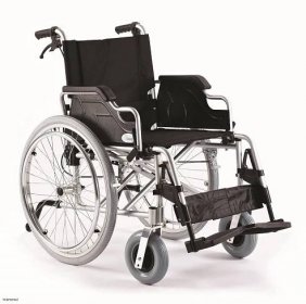 Invalidní vozík s rychlosp. a brzdou pro doprovod - odlehčený