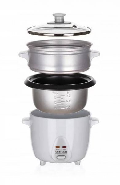 ACTIVER, rýžovar, 300 W, 0,6 l, bílý, ARC3 EAN (GTIN) 8591022493762