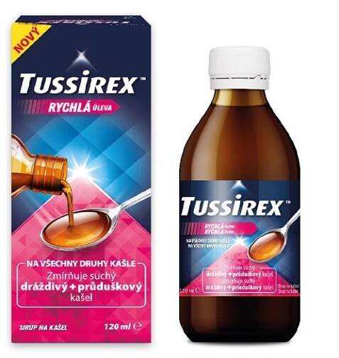 Tussirex sirup na kašel 120ml