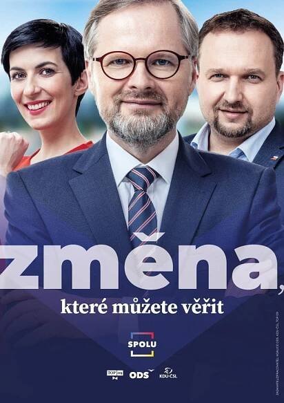 Kontaktní kampaň koalice SPOLU v Žatci