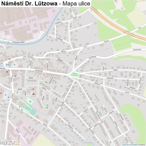 Náměstí Dr. Lützowa - mapy | Kurzy.cz