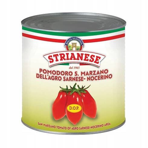 Strianese San Marzano italská rajčata v plechovce 2,5kg